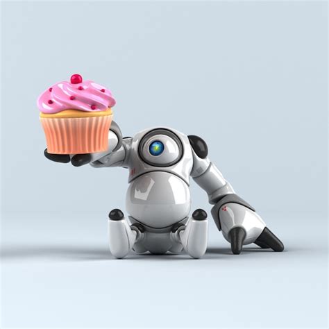 Premium Photo Big Robot 3d Illustration