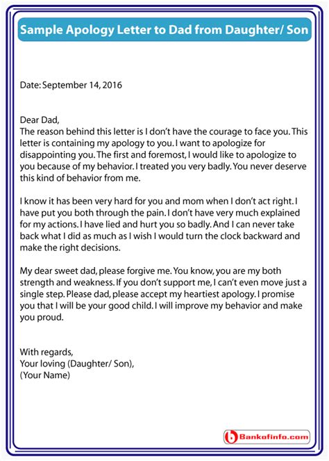 Apology Letter To Parents With Sample Examples Artofit