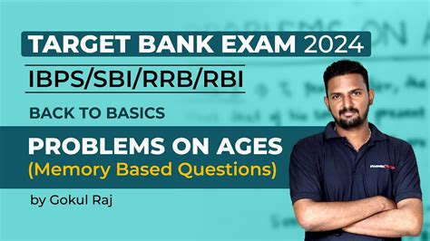 Target Bank Exam Ibps Sbi Rrb Rbi Problems On Ages Memory