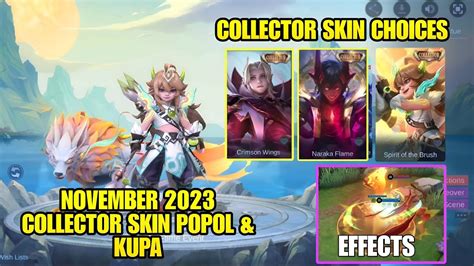 November Collector Skin Popol Kupa Collector Skin Choices