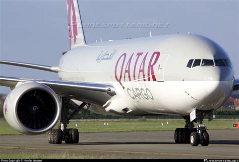 A7 BFP Qatar Airways Cargo Boeing 777 F Photo By Nicolas Janssen ID