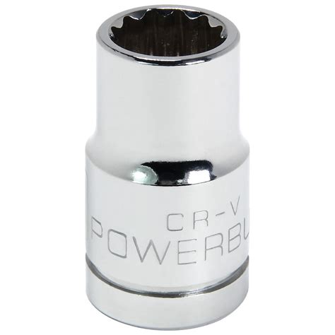 Powerbuilt Inch Drive X Mm Point Shallow Socket