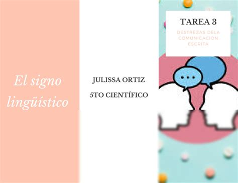 SOLUTION El Signo Ling Istico Studypool