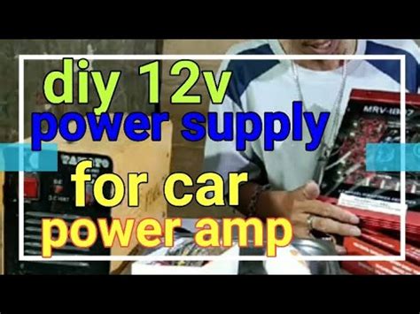 Paano Gumawa Ng V Power Supply Youtube