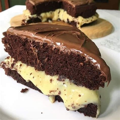 Bolo De Chocolate Recheio De Brigadeiro De Leite Ninho Receitas