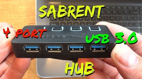 Sabrent 4 Port USB 3 0 Hub YouTube