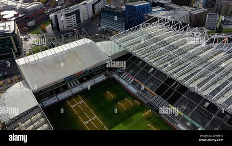 An Aerial View Of St James Park Home Of Newcastle United In Newcastle