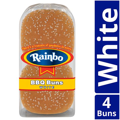 Rainbo Bbq Buns White Seeded Nutrition And Ingredients Greenchoice