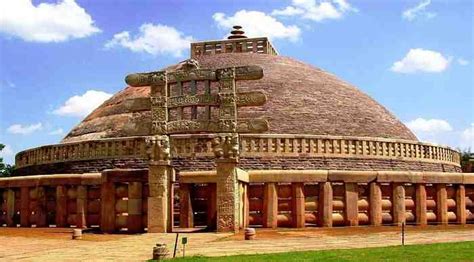 Sanchi Stupastate Of Madhya Pradesh Buddhist Complex Famous For Its