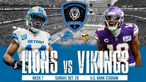 Detroit Lions PIVOTAL Game Vs Minnesota Vikings Keys To Victory YouTube