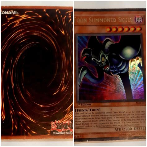 Konami Yu Gi Oh Tcg 1st Edition Card Toon Summoned Skull Mrl 073 Ebay