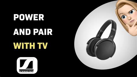 How To Power And Pair Your Sennheiser Hd 450bt With Tv Easy Setup