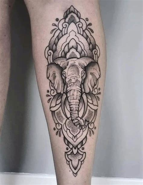 Eye Catching Mandala Elephant Tattoo Ideas Inku Paw