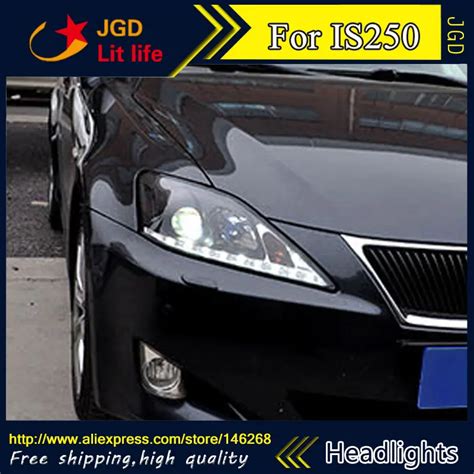 Car Styling LED HID Rio LED Lexus IS250 Headlights Head Lamp Case For