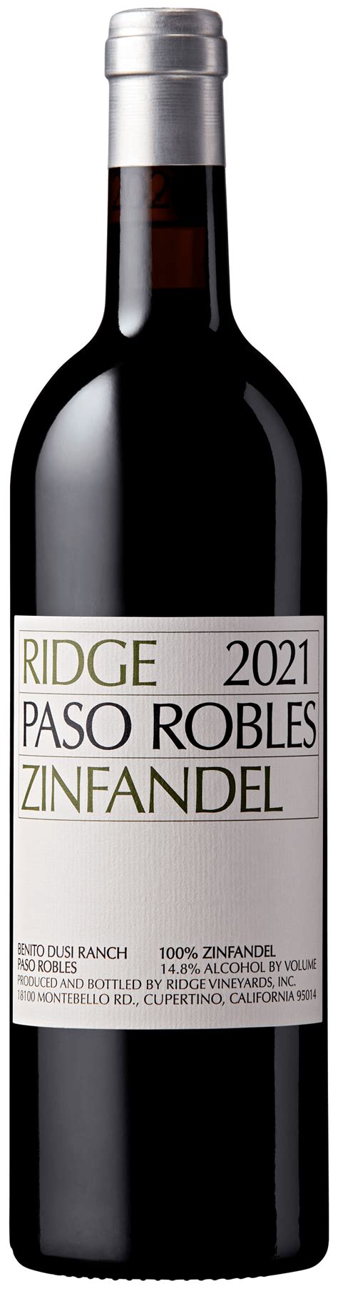 Paso Robles Zinfandel Ridge Vineyards