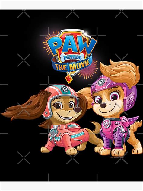 Active Enthusiasm In The Relief Humor Paw Patrol The Movie Logo With