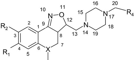 Common structure of tricyclic isoxazole derivatives. | Download ...