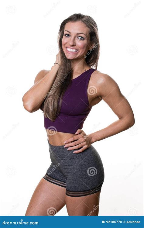 Smiley Brunette Lying On The Bed With A Telephone Royalty Free Stock Photo CartoonDealer