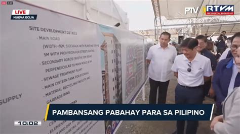 Marcos Admins Pambansang Pabahay Para Sa Pilipino Program Aims To