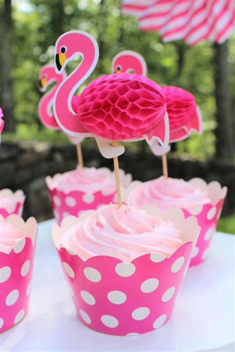 Pink Flamingo Cupcakes Pink Flamingo Party Flamingo Birthday Party