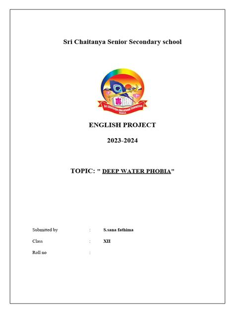 English Project Class 12 Rattrap Cbse Pdf Phobia Anxiety