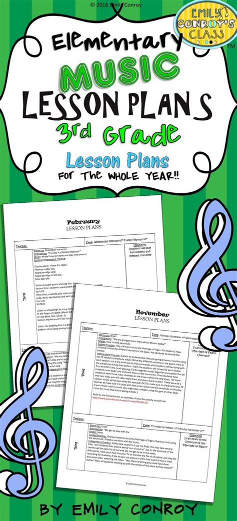 Lesson Plans For Grade Music