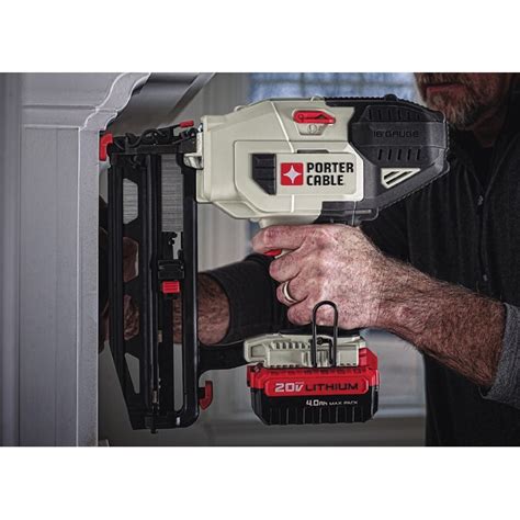 PORTER-CABLE 16-Gauge 20-Volt Max Cordless Finish Nailer in the Nailers ...