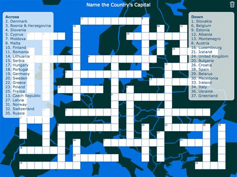 Capital Of France Crossword Clue Nyt