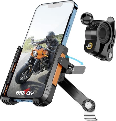 Grefay Supporto Telefono Bicicletta S Smontaggio Rapido Porta