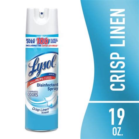 Lysol Disinfectant Spray, Sanitizing Antibacterial Spray, Crisp Linen ...