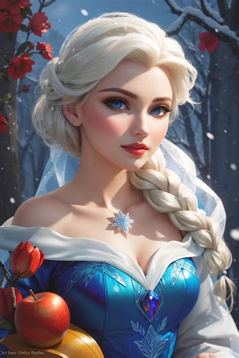 elsa + snow white 2 by Pokeben10 on DeviantArt