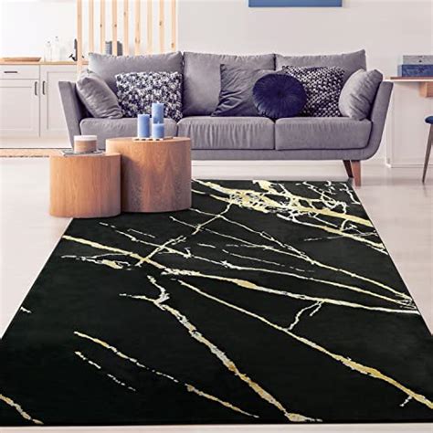 Shop The Best Black And Gold Modern Rugs For A Stylish Home Update