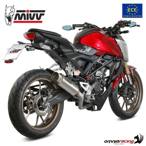 Full Exhaust System Titanium Mivv Gp Pro High Homologated For Honda