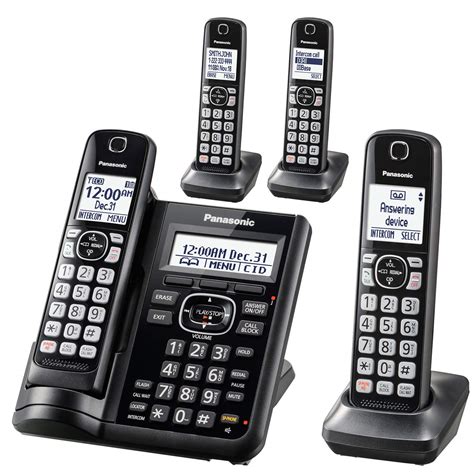 Panasonic Kx Tgd M Dect Expandable Cordless Phone System With Digital