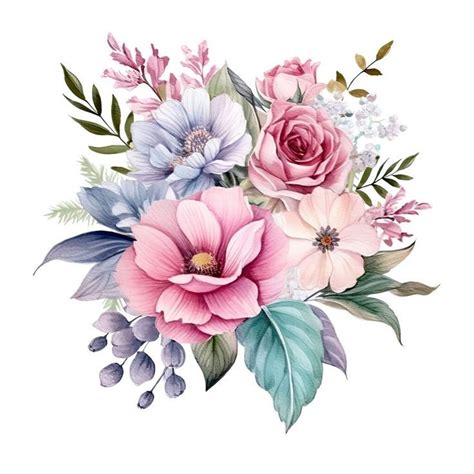 Pin By Mary Jackson On Flowers In 2024 Flower Border Clipart Pastel