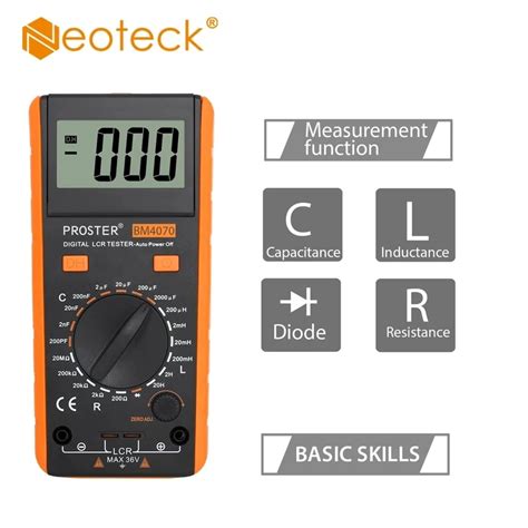 Neoteck Lcr Meter Multimeter Tester For Capacitance Resistance