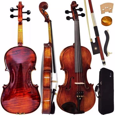 Violino Vk Envelhecido Eagle C Estojo Espaleira Promo Mercado