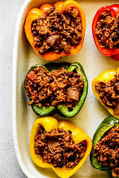 Taco Stuffed Peppers All The Healthy Things