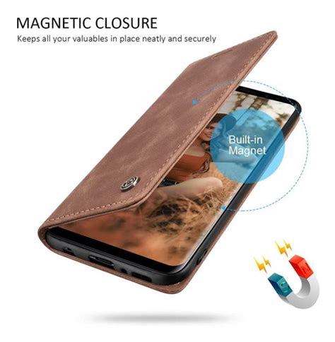 Case Capa Carteira De Couro Magnética Samsung A21s Mercadolivre