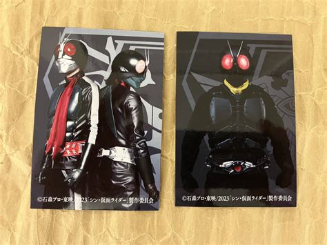 シン 仮面ライダー 第5弾入場者特典 シン 仮面ライダー カード劇場版 第2弾 変異バッタオーグ 仮面ライダー＆仮面ライダー第2号映画関連