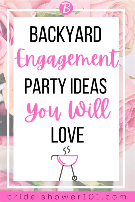 Backyard Engagement Party Ideas Artofit