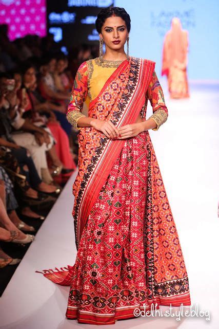 Gaurang Shah LFW AW15 Samyukta Varanasi Handloom Indian Attire Indian