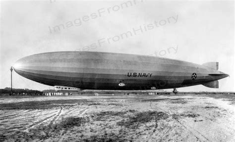 X Print United States Navy Airship Dirigible Blimp Zr Los Angeles