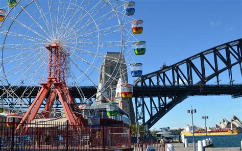 Australia Bridge Ferris Wheel Luna Park Sydney Sydney Harbour Bridge ...