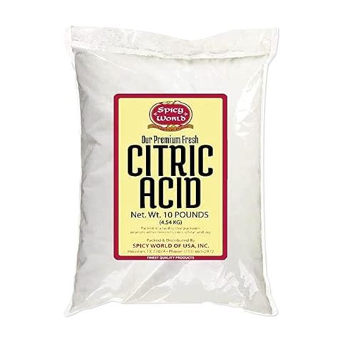 Amazon Pure Citric Acid 10 Pound Food Grade Non GMO Natural