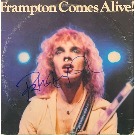 Signed Frampton Comes Alive Album Cover