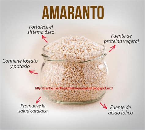 BENEFICIOS DEL AMARANTO Beneficios De Alimentos Alimentos Saludables