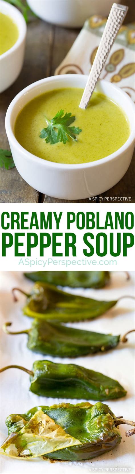 Creamy Poblano Pepper Soup A Spicy Perspective