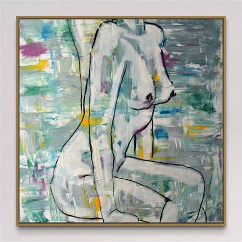 You Wouldn T Last A Day In My Brain Nude Drama Painting By Tatiana And Victoria Hutsul