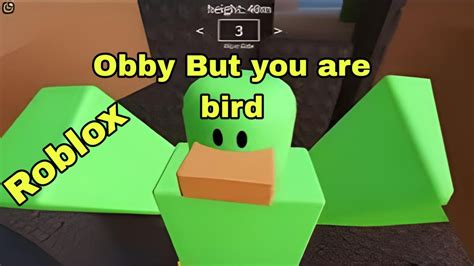 Feathered Fun In Roblox Obby But You Are A Bird Gameplay YouTube